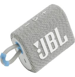 Altavoz con Bluetooth JBL GO 3 ECO/ 4.2W/ 1.0/ Blanco