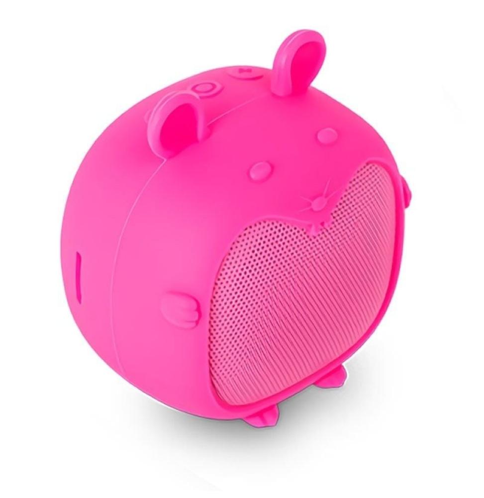 Altavoz con Bluetooth SPC Sounds Pups Mouse/ 3W/ 1.0/ Rosa