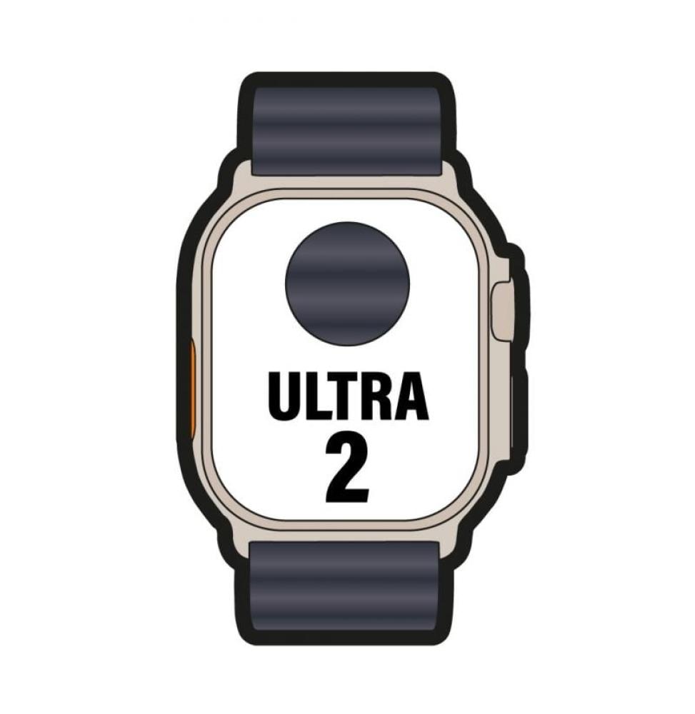 Apple Watch Ultra 2/ GPS/ Cellular/ 49mm/ Caja de Titanio/ Correa Ocean Azul Marino