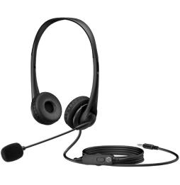 Auriculares HP G2/ con Micrófono/ Jack 3.5/ Negros