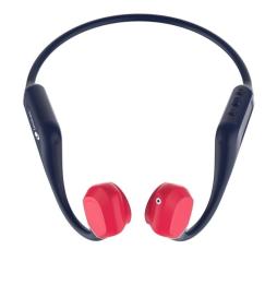 Auriculares Inalámbricos Deportivos de Conducción Ósea Leotec Osea Kuri/ con Micrófono/ Bluetooth/ Azules y Rojos