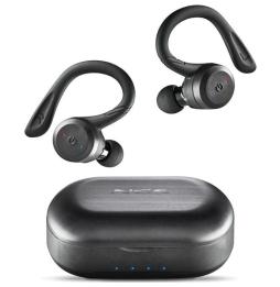 Auriculares Deportivos Bluetooth NGS Ártica Jogger con estuche de carga/ Autonomía 10h/ Negros