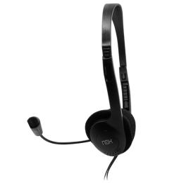 Auriculares Nox Voice One/ con Micrófono/ Jack 3.5/ Negros