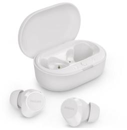 Auriculares Bluetooth Philips TAT1209 con estuche de carga/ Autonomía 6h/ Blancos