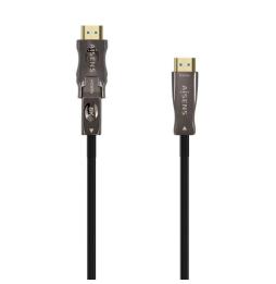 Cable HDMI 2.1 AOC 8K Desmontable Aisens A153-0645/ HDMI Macho / D Macho - HDMI Macho/ 20m/ Negro