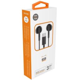 Auriculares Intrauditivos Tech One Tech earTECH TEC1302/ con Micrófono/ USB Tipo-C/ Negros