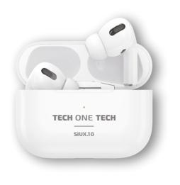 Auriculares Bluetooth Tech One Tech SIUX.10 TEC1410/ con estuche de carga/ Autonomía 5h/ Blancos