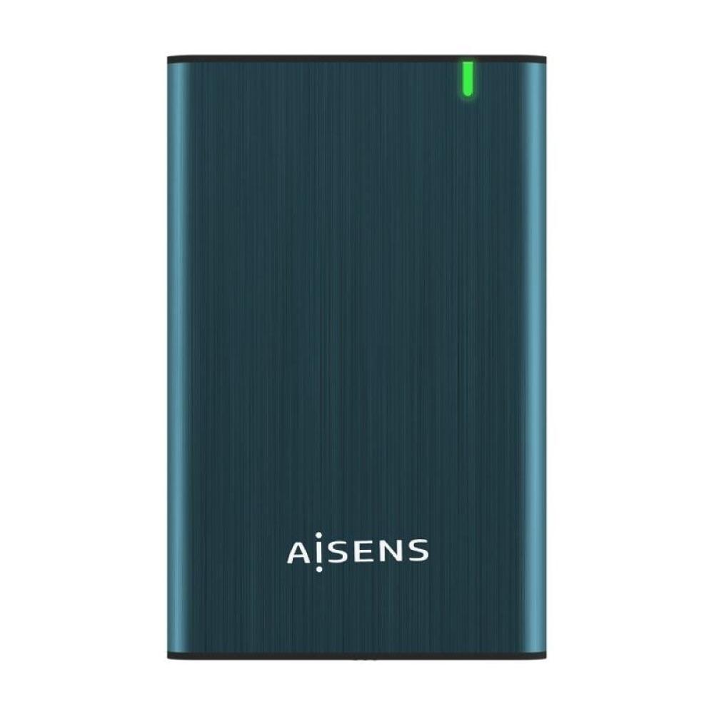 Caja Externa para Disco Duro de 2.5' Aisens ASE-2525PB/ USB 3.0/ Sin tornillos