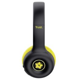 Auriculares Infantiles Inalámbricos Trust Nouna Kids/ con Micrófono/ Negros