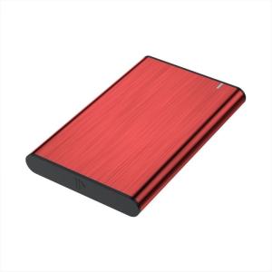 Caja Externa para Disco Duro de 2.5' Aisens ASE-2525RED/ USB 3.1/ Sin tornillos