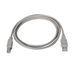 Cable USB 2.0 Impresora Nanocable 10.01.0103/ USB Tipo-B Macho - USB Macho/ 1.8m/ Beige