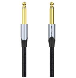 Cable Estéreo Vention BASHG/ Jack 6.5 Macho - Jack 6.5 Macho/ 1.5m/ Gris