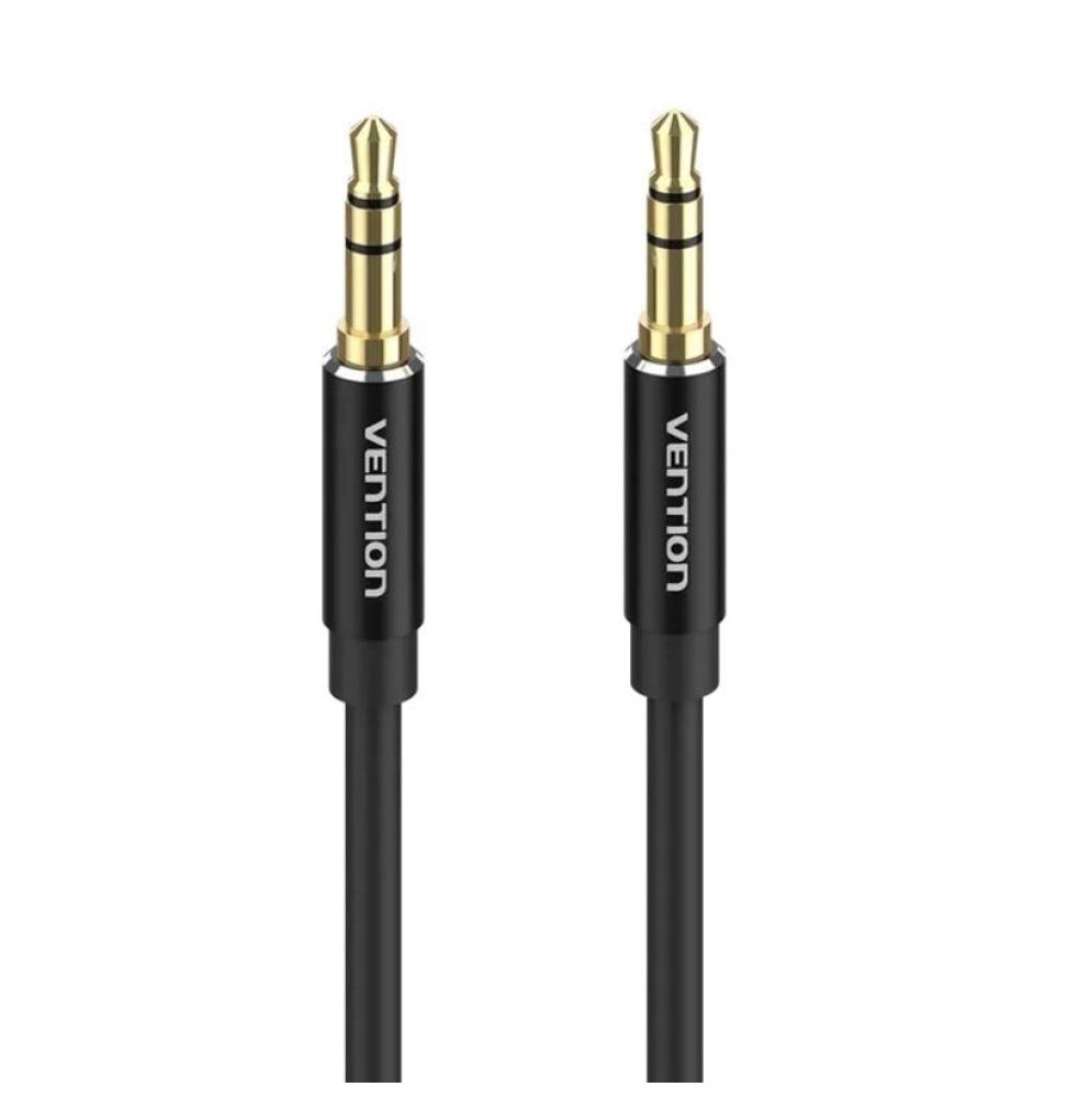 Cable Estéreo Vention BAXBG/ Jack 3.5 Macho - Jack 3.5 Macho/ 1.5m/ Negro