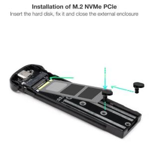 Caja Externa para Disco SSD M.2 NVMe TooQ TQE-2201R/ USB 3.1 Gen2/ Sin tornillos