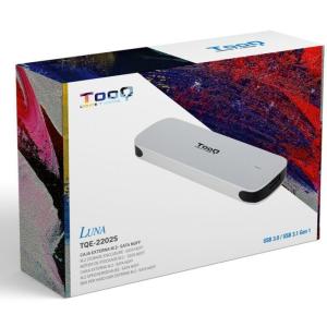 Caja Externa para Disco SSD M.2 TooQ TQE-2202S/ USB 3.1 Gen2/ Sin tornillos