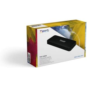 Caja Externa para Disco SSD M.2 NVMe TooQ TQE-2280B/ USB 3.1/ Sin tornillos