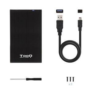 Caja Externa para Disco Duro de 2.5' TooQ TQE-2522B/ USB 3.1