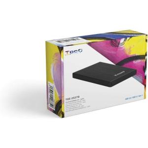 Caja Externa para Disco Duro de 2.5' TooQ TQE-2527B/ USB 3.1