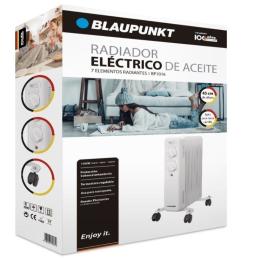 Radiador de Aceite Blaupunkt BP1016/ 1500W/ 7 Elementos Caloríficos