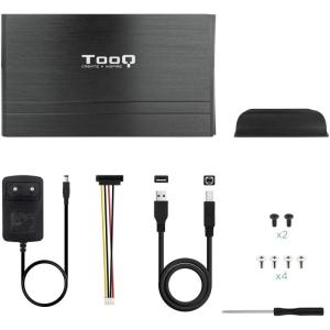 Caja Externa para Disco Duro de 3.5' TooQ TQE-3520B/ USB 2.0