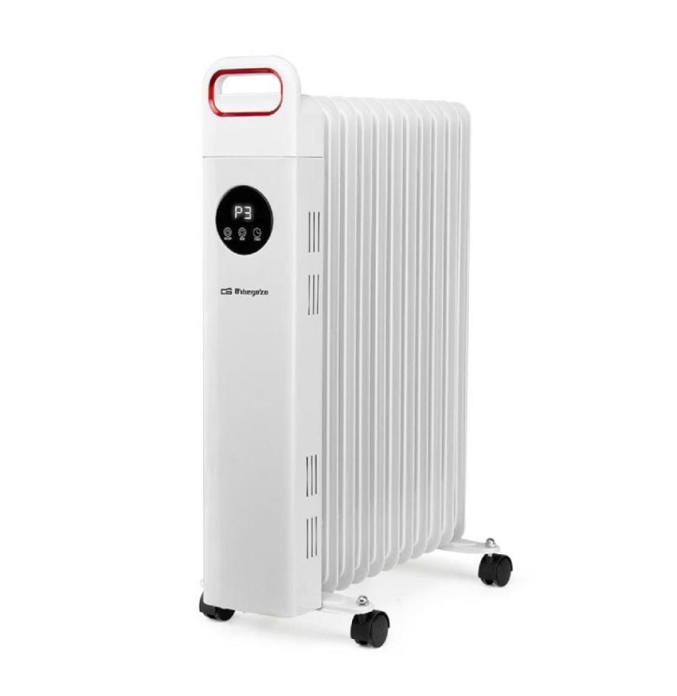 Radiador de Aceite Orbegozo RAW 2500/ 3 Potencias/ 2500W/ 11 Elementos Caloríficos/ WiFi