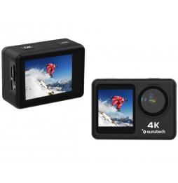 Cámara Digital Deportiva Sunstech Adventure 4K/ 16MP/ Ángulo de visión 170º/ Negra