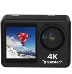 Cámara Digital Deportiva Sunstech Adventure 4K/ 16MP/ Ángulo de visión 170º/ Negra