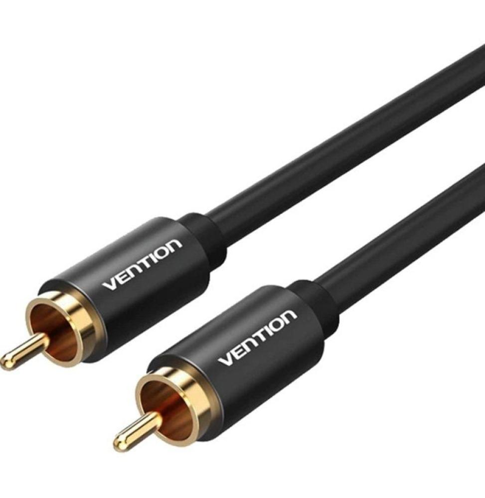 Cable Estéreo Vention VAB-R09-B200/ RCA Macho - RCA Macho/ 2m/ Negro