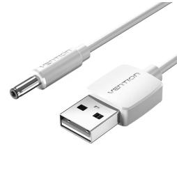 Cable Conversor USB Vention CEXWD/ USB Macho - DC 3.5mm Macho/ 50cm/ Blanco