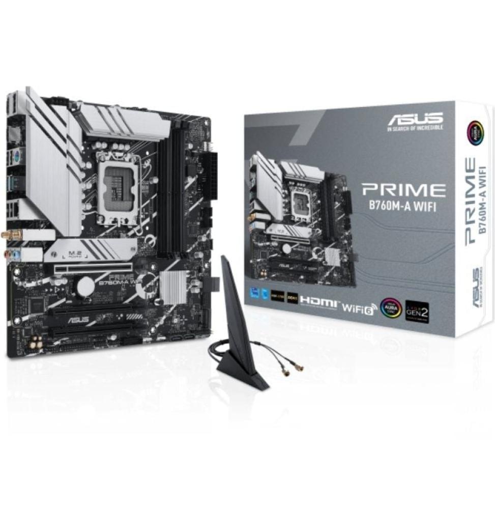 Placa Base Asus PRIME B760M-A WIFI Socket 1700/ Micro ATX