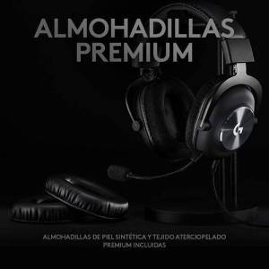 Auriculares Gaming con Micrófono Logitech G Pro X/ Jack 3.5/ USB/ Negros