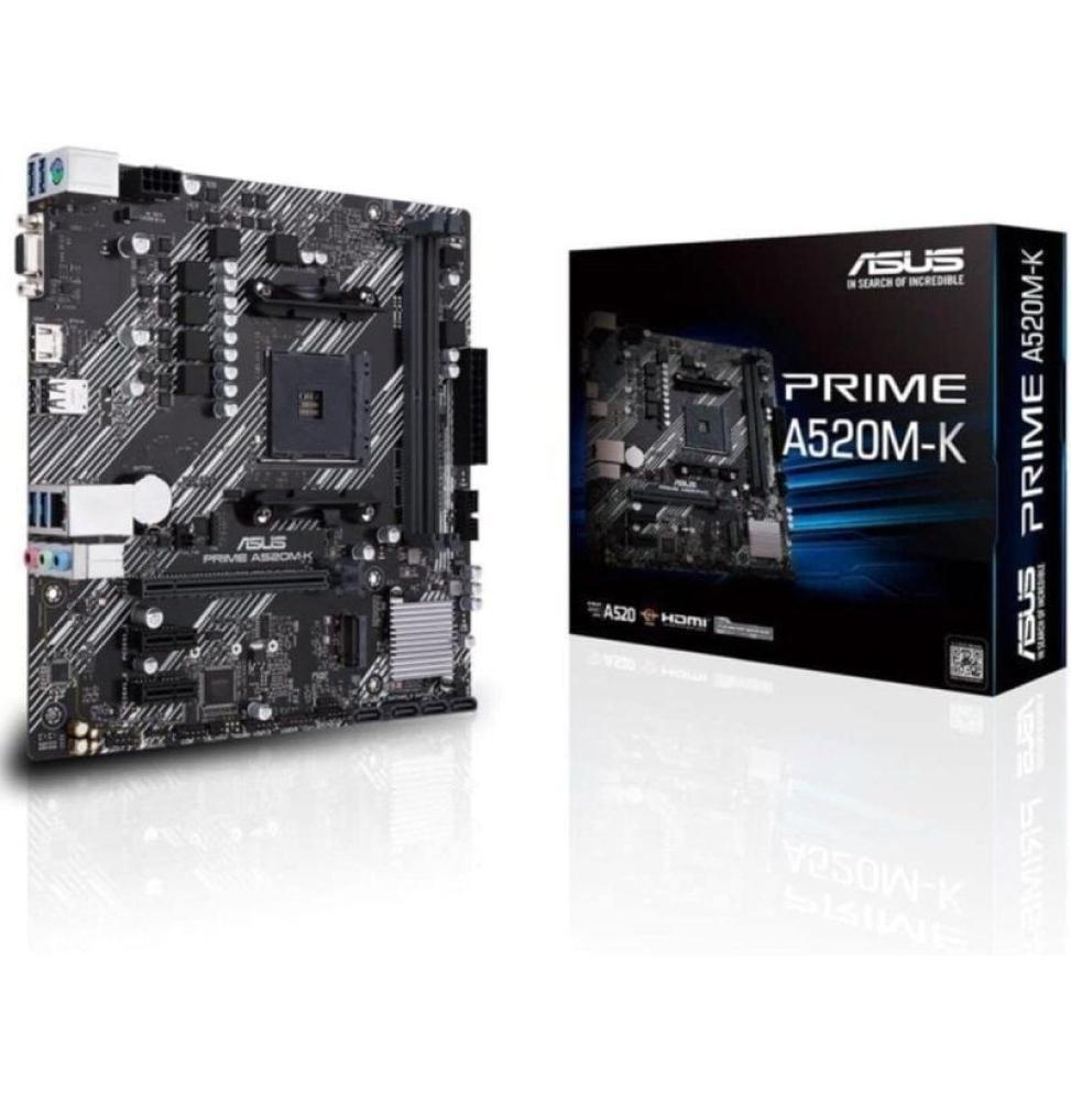 Placa Base Asus Prime A520M-K Socket AM4/ Micro ATX