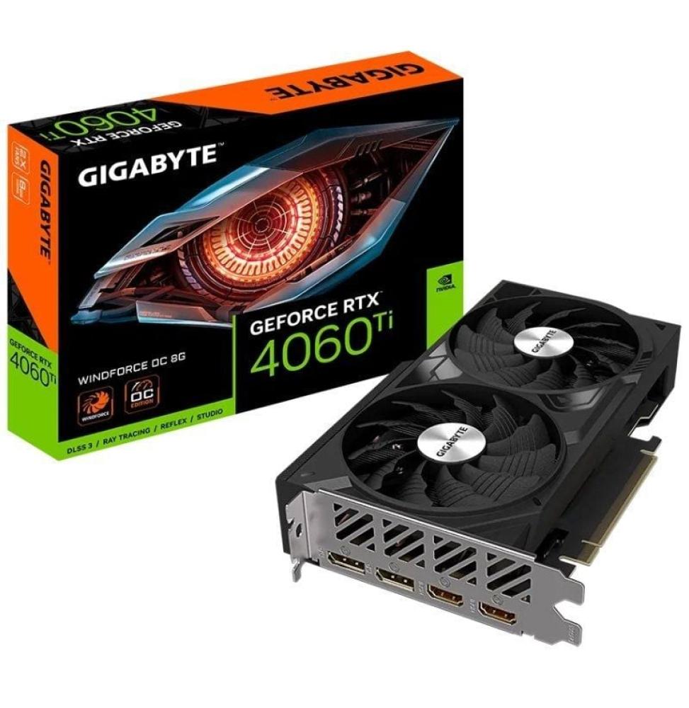 Tarjeta Gráfica Gigabyte GeForce RTX 4060 Ti WindForce OC/ 8GB GDDR6