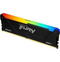 Memoria RAM Kingston FURY Beast RGB 16GB/ DDR4/ 3200MHz/ 1.35V/ CL16/ DIMM