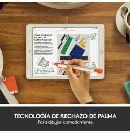 Lápiz Inalámbrico Logitech Crayon para iPad/ Naranja