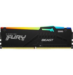 Memoria RAM Kingston FURY Beast RGB 32GB/ DDR5/ 5600MHz/ 1.25V/ CL40/ DIMM