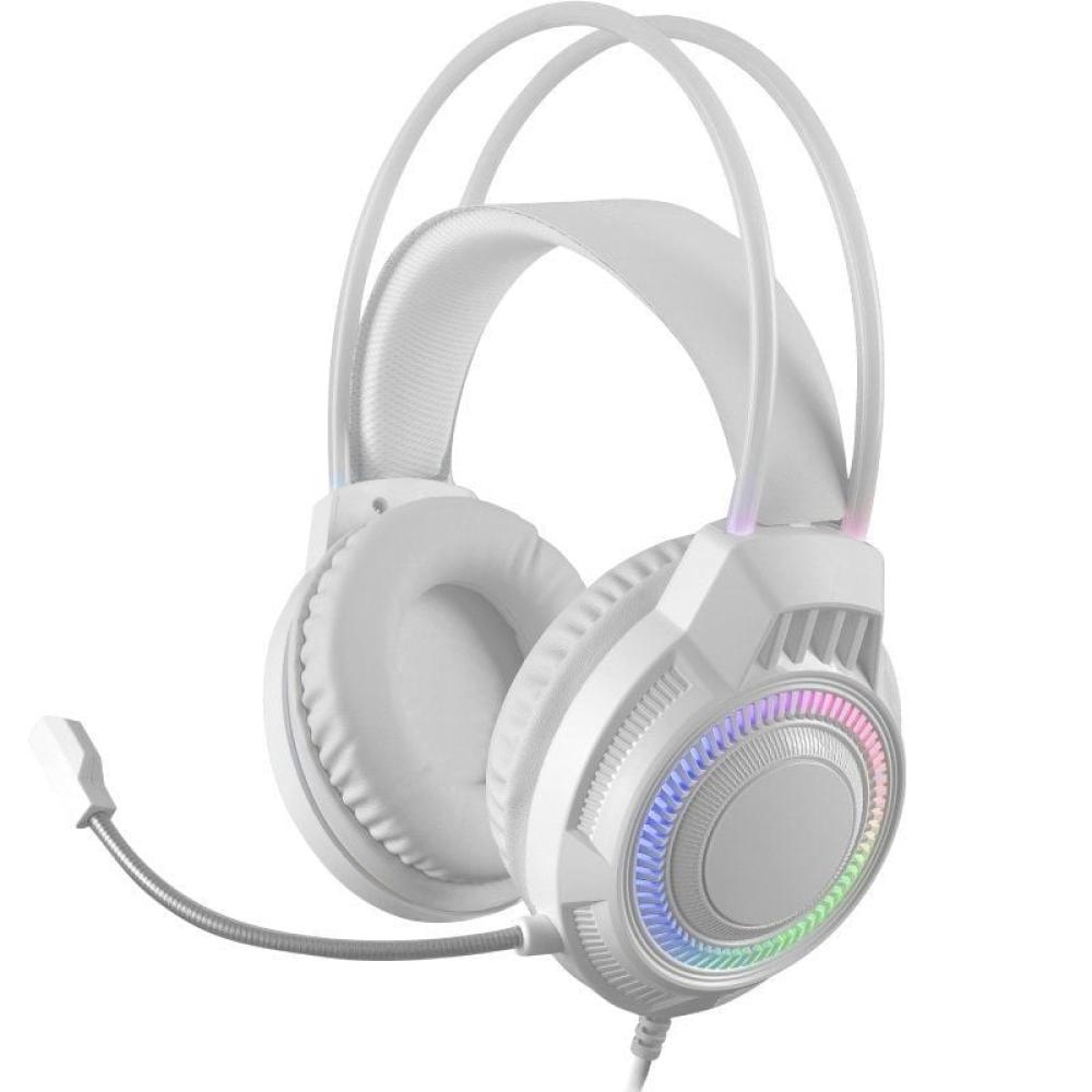 Auriculares Gaming con Micrófono Mars Gaming MH124W/ Jack 3.5/ Blancos