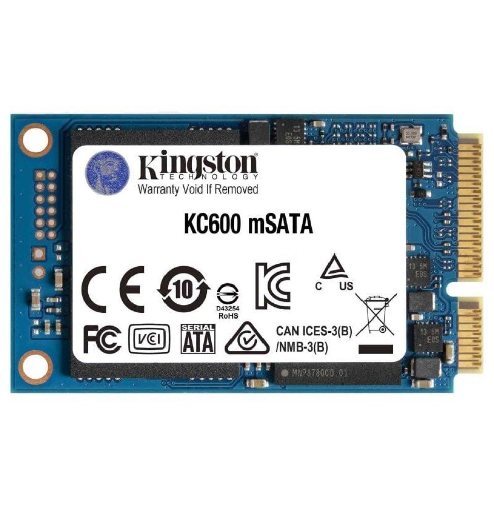 Disco SSD Kingston KC600 1TB/ mSATA/ Full Capacity