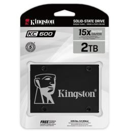 Disco SSD Kingston KC600 2TB/ SATA III/ Full Capacity