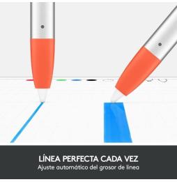 Lápiz Inalámbrico Logitech Crayon para iPad/ Naranja