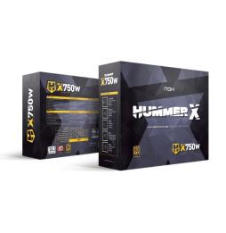 Fuente de Alimentación Nox Hummer X/ 750W/ Ventilador 12cm/ 80 Plus Gold