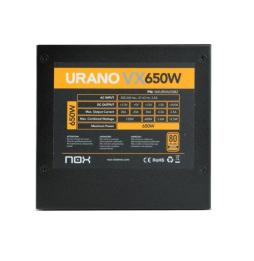 Fuente de Alimentación Nox Urano VX/ 650W/ Ventilador 12cm/ 80 Plus Bronze