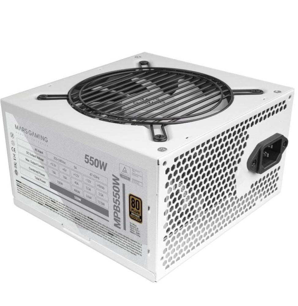 Fuente de Alimentación Mars Gaming MPB550/ 550W/ Ventilador 12cm/ 80 Plus Bronze