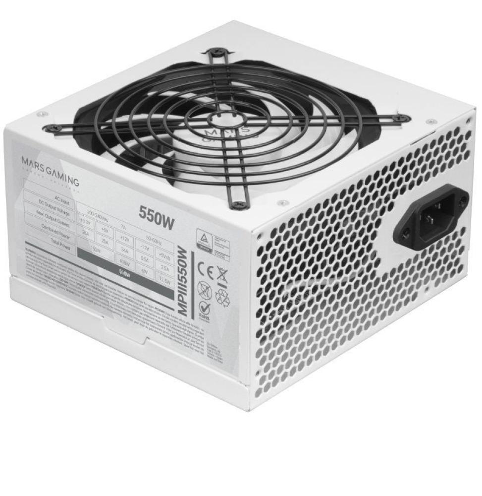 Fuente de Alimentación Mars Gaming MPIII550W/ 550W/ Ventilador 12cm