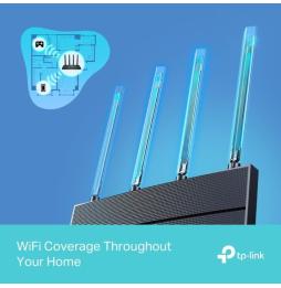 Router Inalámbrico TP-Link Archer AX12/ WiFi 6/ 1500 Mbps/ 2.4GHz 5GHz/ 4 Antenas/ WiFi 802.11ax/ac/n/a/ - n/b/g