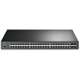 Switch Gestionable TP-Link Omada JetStream TL-SG3452P 52 Puertos/ RJ-45 10/100/1000/ PoE+/ SFP