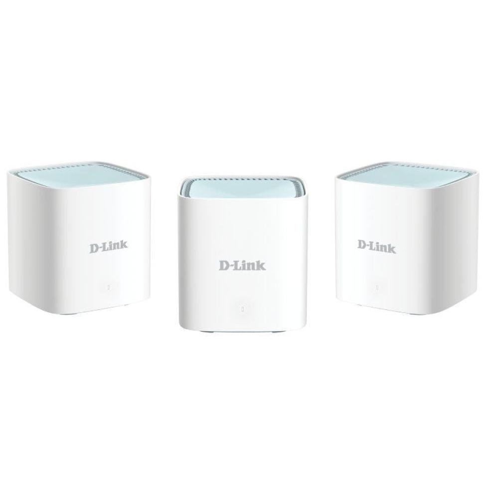 Sistema Mesh D-Link Mesh EAGLE PRO AI 1500Mbps/ 2.4GHz 5GHz/ Pack de 3