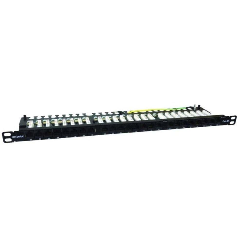 Patch Panel Phasak PU 4811/ 24 Puertos/ Cat.6A/ Altura 0.5U