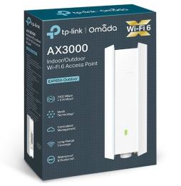 Punto de Acceso Inalámbrico TP-Link Omada EAP650-OUTDOOR/ WiFi 6/ PoE+/ 3000Mbps/ 2.4GHz 5GHz/ Antenas de 5dBi/ WiFi 802.11 ax/a