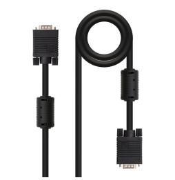 Cable SVGA Nanocable 10.15.0103/ VGA Macho - VGA Macho/ 3m/ Negro